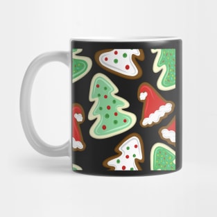 Red and Green Frosted Christmas Cookies, made by EndlessEmporium Mug